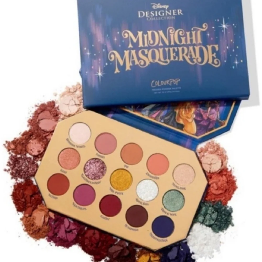 Colourpop x Disney Princess Midnight Masquerade Eyeshadow Palette - New - Picture 1 of 12